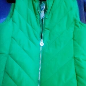 Michael Kors Quilted Green Vest